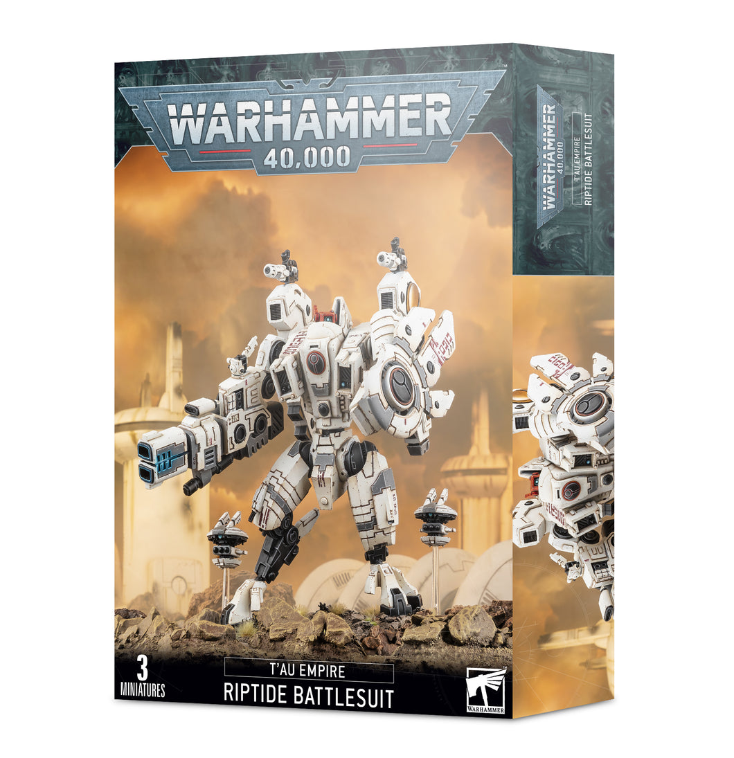 T'AU EMPIRE: RIPTIDE BATTLESUIT<br>(Shipped in 14-28 days)
