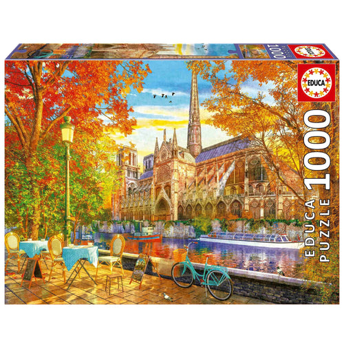 Educa Notre Dame In Autumn (1x1000pc)<br>(Shipped in 10-14 days)