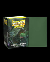 Load image into Gallery viewer, Forest green matte sleeves DragonShield