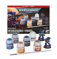Warhammer 40K: Space Marines Intercessors + Paints