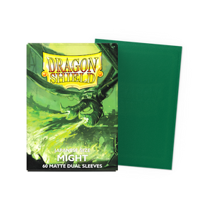 Might Japanese Size Dual Matte Sleeves DragonShield