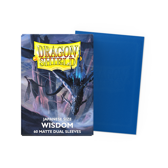 Wisdom Japanese Size Dual Matte Sleeves DragonShield