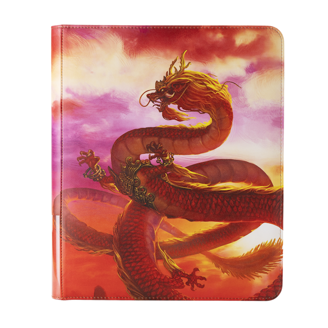 Wood Dragon Zipster Binder Dragon Shield