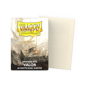 Valor Japanese Size Dual Matte Sleeves DragonShield