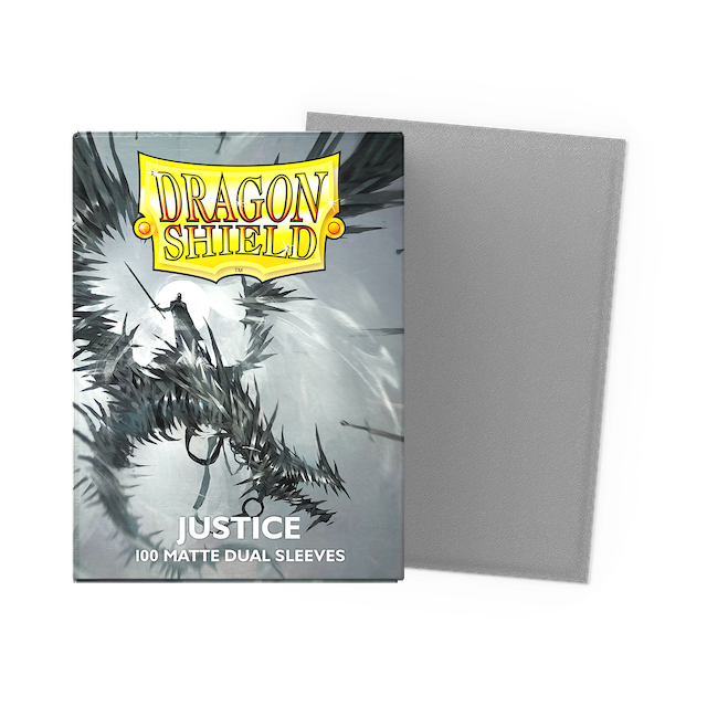 Justice Dual Matte Standard Sleeves DragonShield