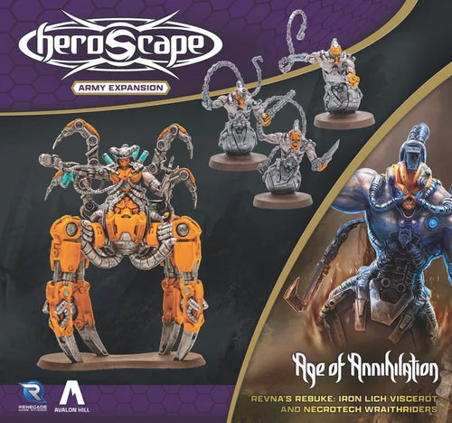 Age of Annihilation - Revna's Rebuke: Iron Lich Viscverot and Necrotech Wraithriders