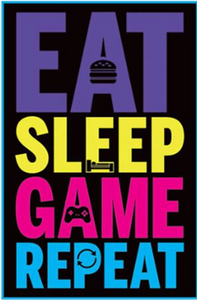 Poster 20 - Eat, Sleep, Game, Repeat
