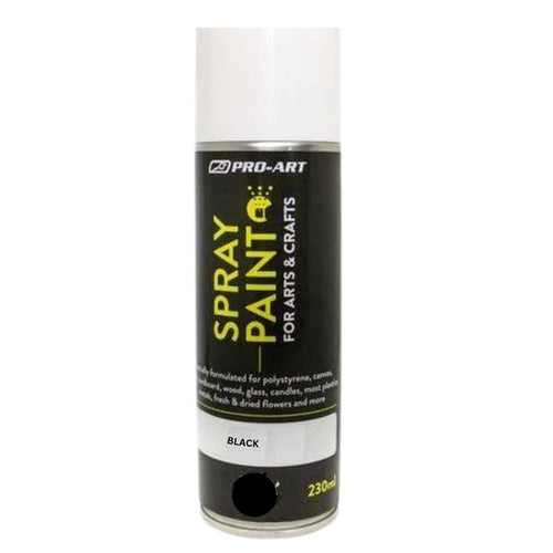Pro-Art Spray Paint Black 230ml