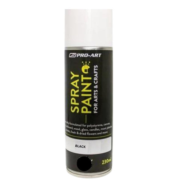 Pro-Art Spray Paint Black 230ml