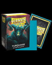 Load image into Gallery viewer, Turquoise Matte sleeves DragonShield