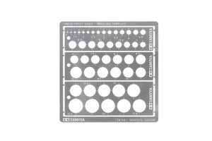 Tamiya Modelling Template (Round, 1 - 12.5mm)<br>(Shipped in 10-14 days)