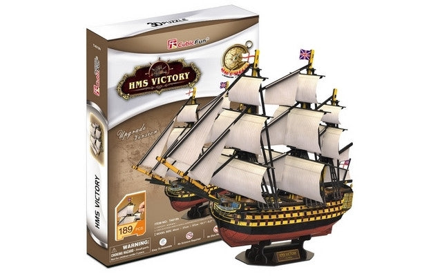 CubicFun HMS Victory 189pcs<br>(Shipped in 10-14 days)