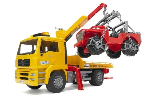 Bruder Toys MAN TGA Breakdown Truck w/Vehicle<br>(Shipped in 10-14 days)