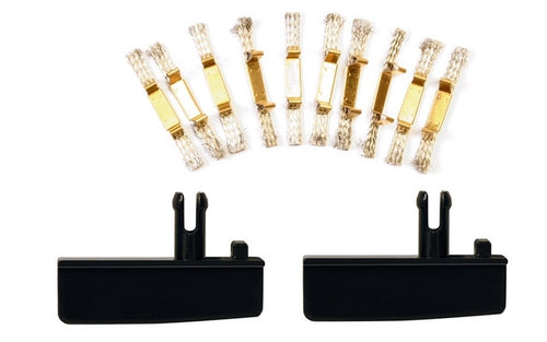 Carrera 8 Contact Brushes + 2 Guide Keels (Standard)<br>(Shipped in 10-14 days)