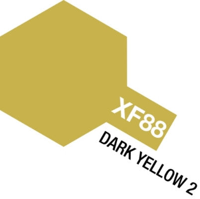 Tamiya XF-88 Dark Yellow 2 Mini Acrylic 10ml<br>(Shipped in 10-14 days)