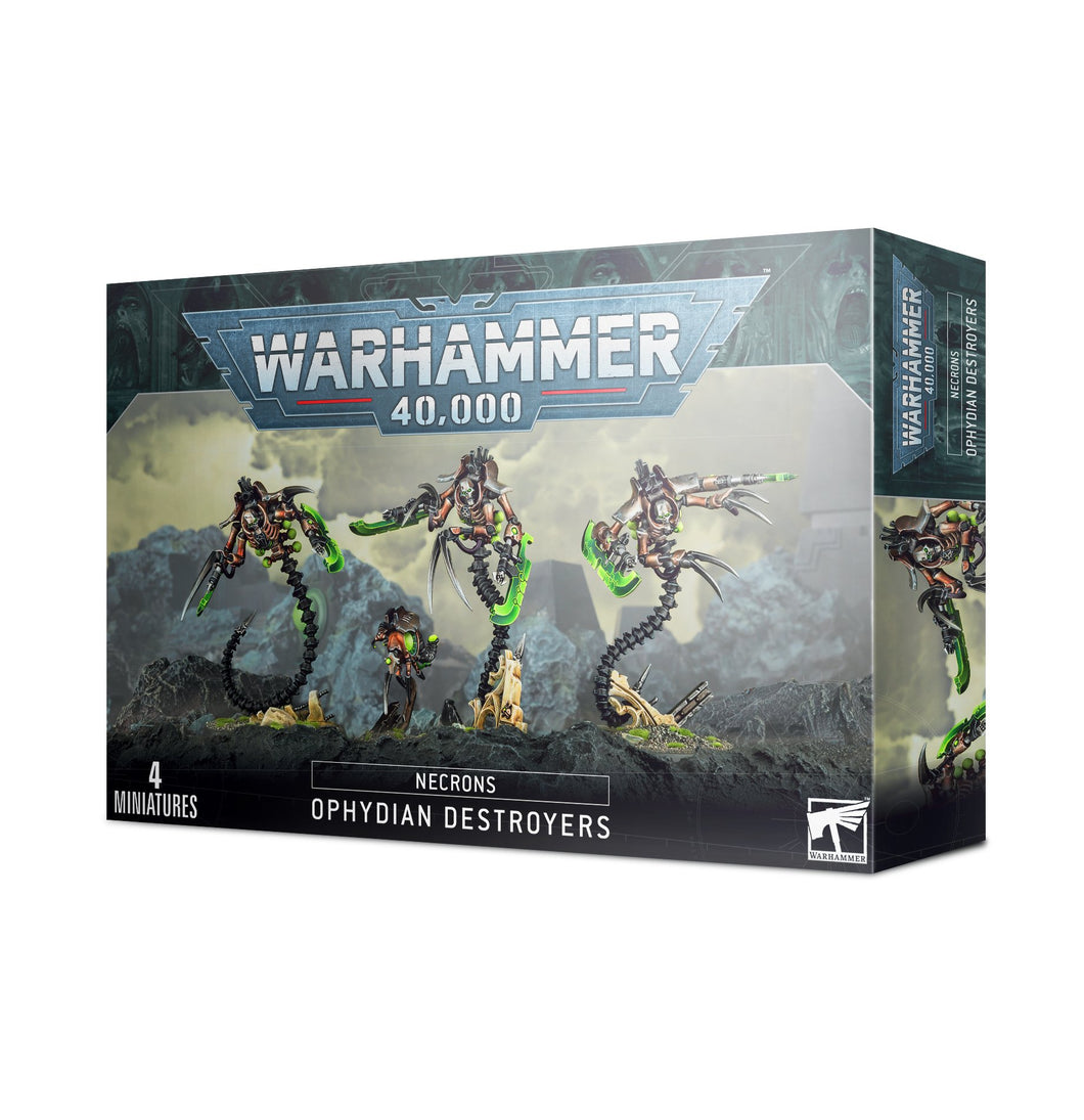 NECRONS OPHYDIAN DESTROYERS<br>(Shipped in 14-28 days)