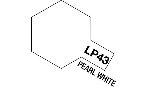 Tamiya LP-43 Pearl White<br>(Shipped in 10-14 days)