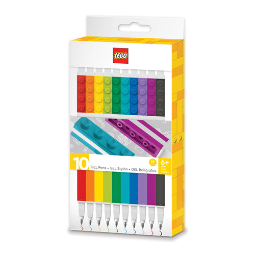 LEGO IQHK LEGO 10 Pack Gel Pens<br>(Shipped in 10-14 days)