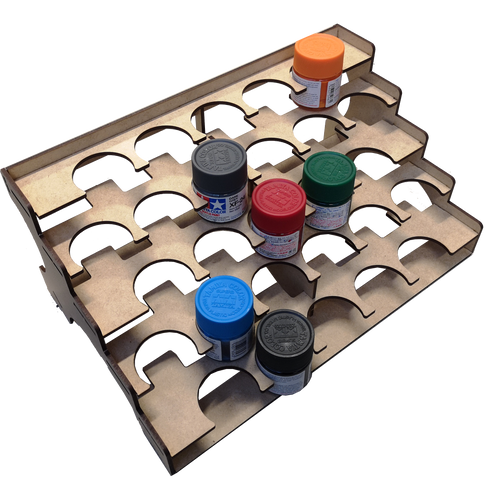 Paint Rack - 40mm Straight (27 Bottles)