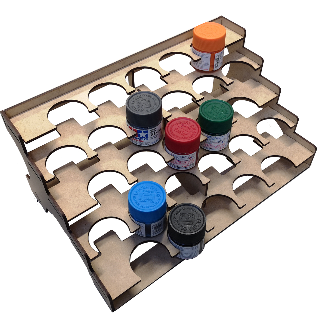 Paint Rack - 40mm Straight (27 Bottles)