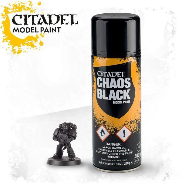 Chaos Black Spray Primer Citadel