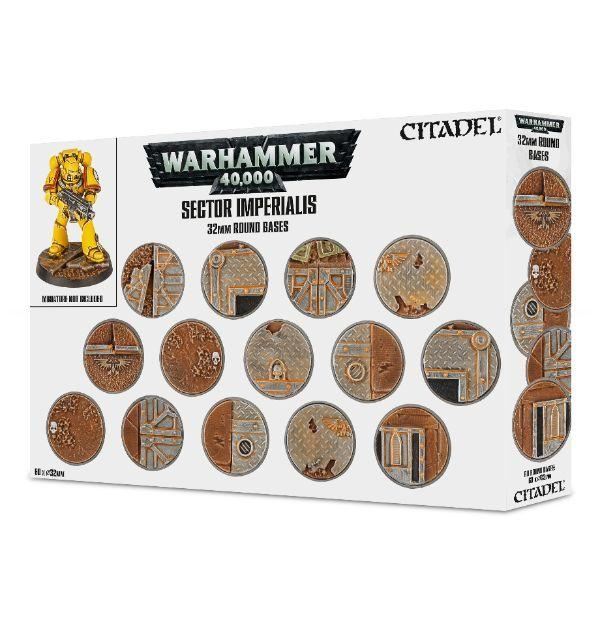 32mm Round Bases Sector Imperialis
