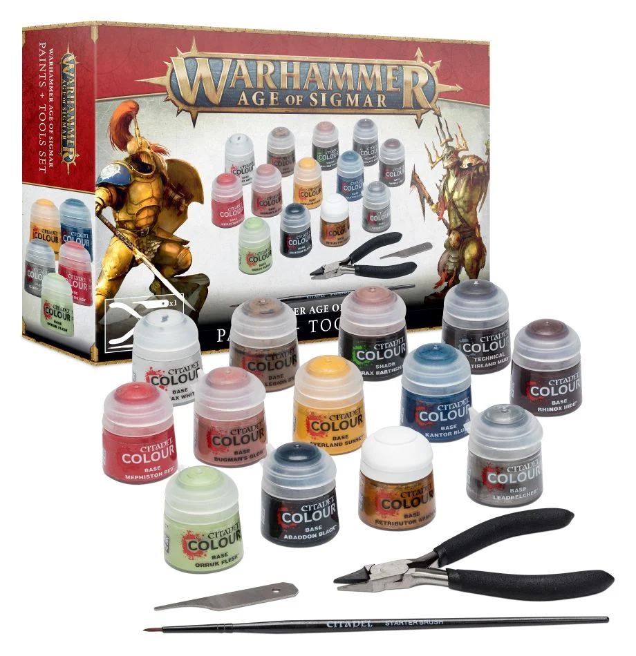 Age of Sigmar Paint + Tools Set