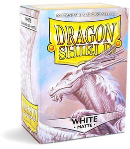 White Matte Sleeves Dragon Shield