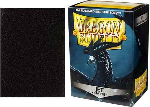 Jet Matte Sleeves Dragon Shield
