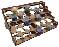 Paint Rack - 32mm Straight (33 Bottles)