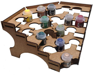 Paint Rack - 32mm Corner Section (20 bottles)