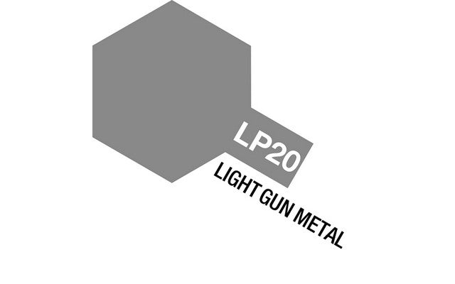 Tamiya LP-20 Light Gun Metal<br>(Shipped in 10-14 days)