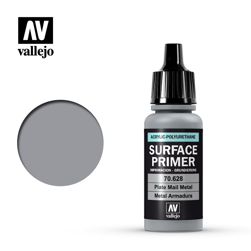70.628 Plate Mail Metal Primer - Vallejo Surface Primer