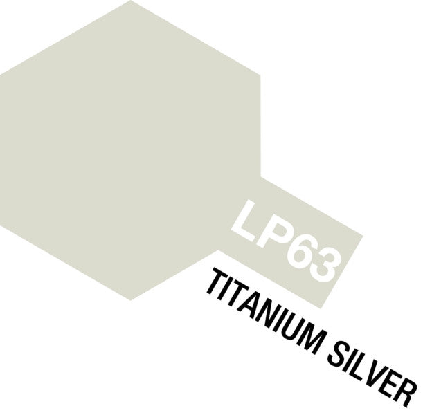 Tamiya LP-63 Titanium Silver<br>(Shipped in 10-14 days)