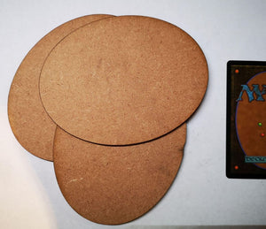 MDF Base - Oval 120x92mm