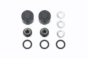 Tamiya Black Hub Nuts for Dual Wheel (2)<br>(Shipped in 10-14 days)