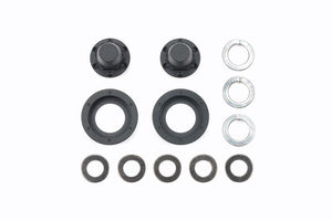 Tamiya Black Hub Nuts for Single Wheel (2)<br>(Shipped in 10-14 days)