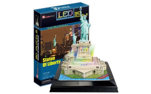 CubicFun Statue of Liberty (USA) 37pcs w/LED unit DISC<br>(Shipped in 10-14 days)