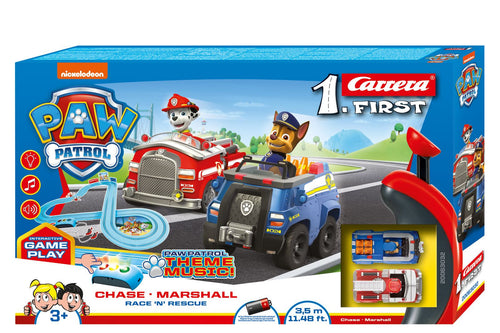 Carrera First Paw Patrol - Race 'n Rescue Set 3.5m- BD<br>(Shipped in 10-14 days)