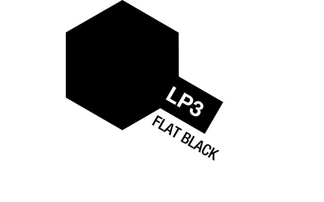 Tamiya LP-3 Flat Black<br>(Shipped in 10-14 days)