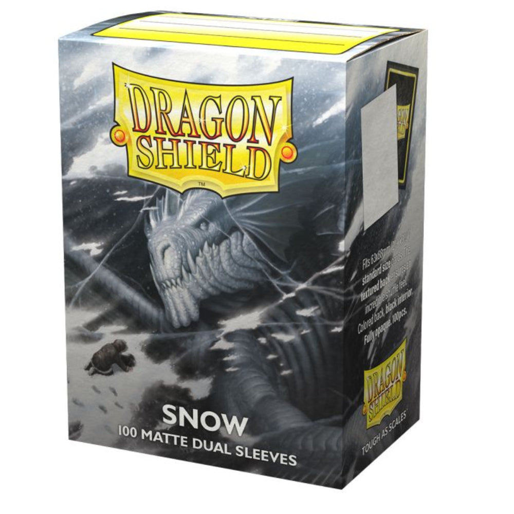 Snow Dual Matte Standard Sleeves Dragon Shield