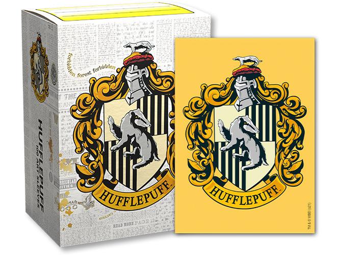 Hufflepuff Art Sleeves Dragon Shield
