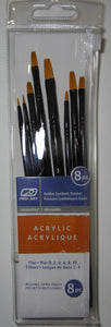 Pro-Art Acrylic Brush Set 8pc