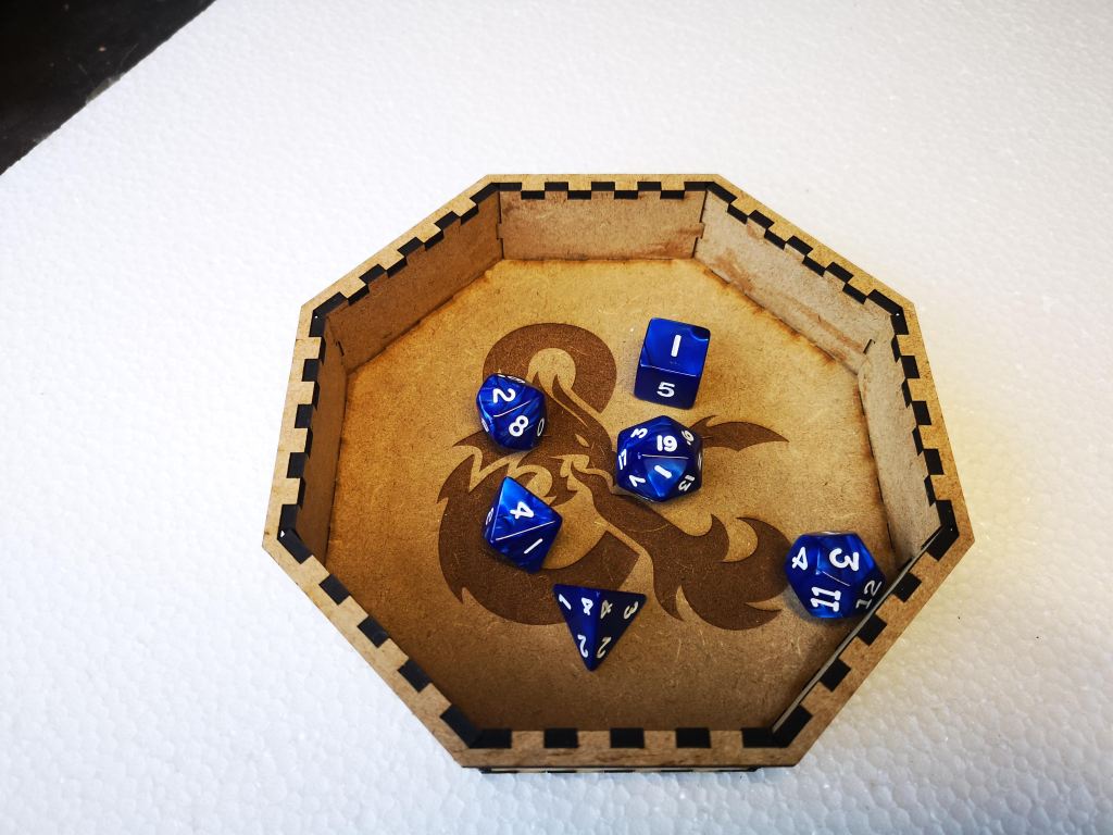 Dice Tray Small Dungeons & Dragons Logo