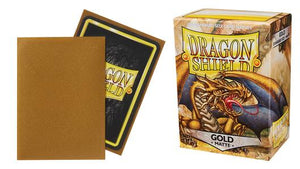Gold Matte Sleeves Dragon Shield