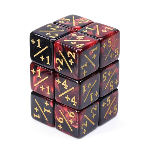Counter Dice Blend Red/Black