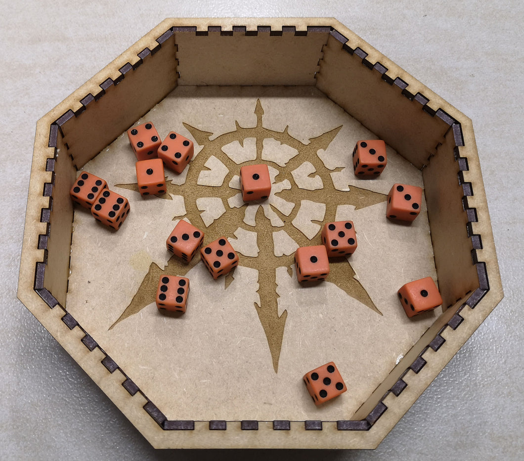 Dice Tray Large Chaos Asymmetrical