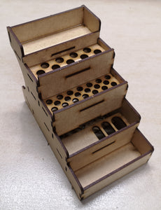 Paint Racks Short Section Brush and Accessories Holder