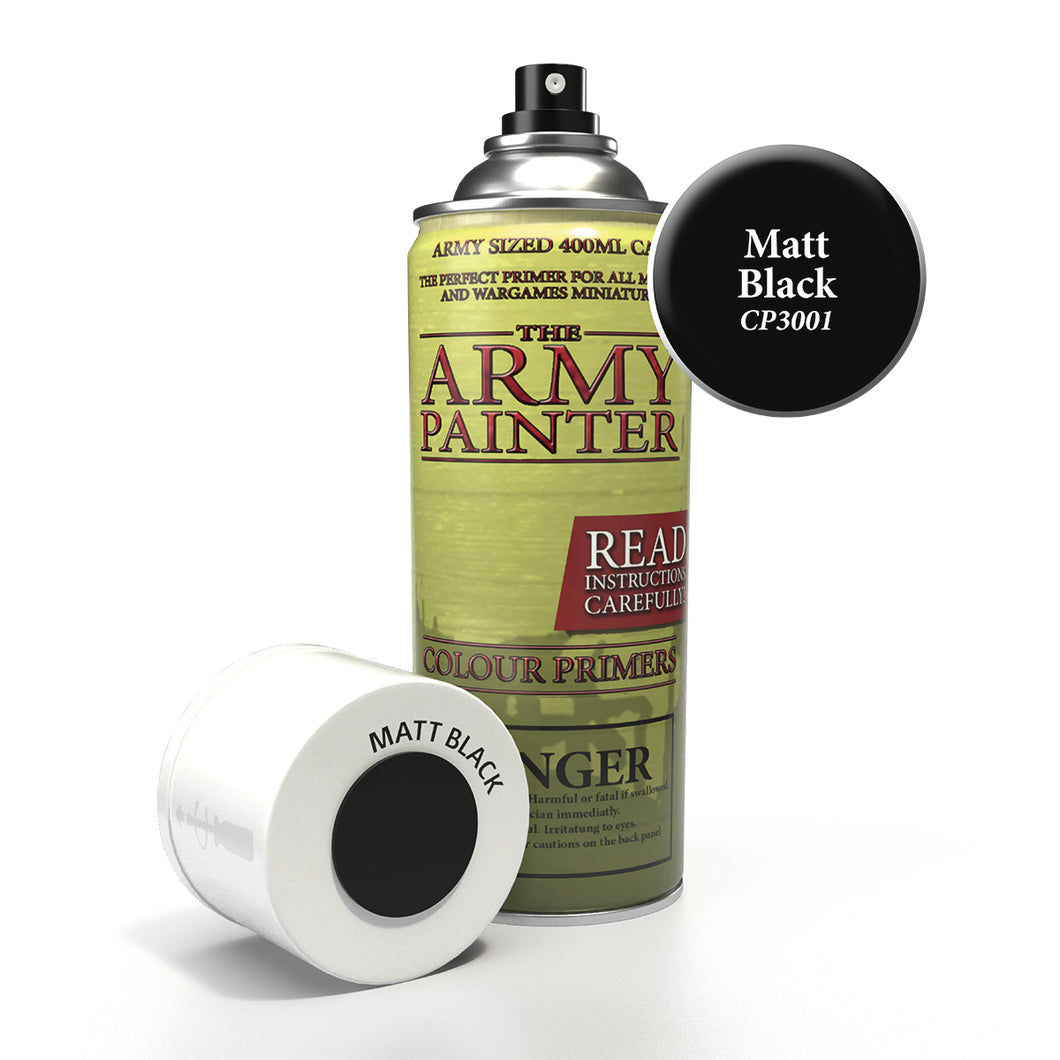 Matt Black Base Primer Army Painter