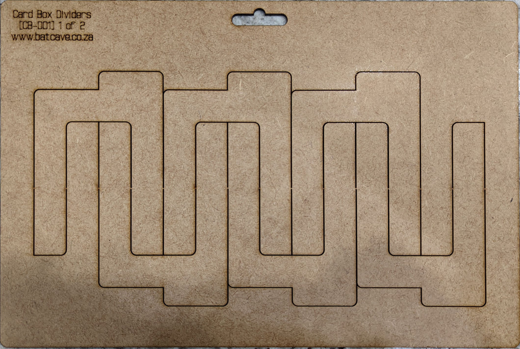 Box Dividers for Laser Cut Boxes